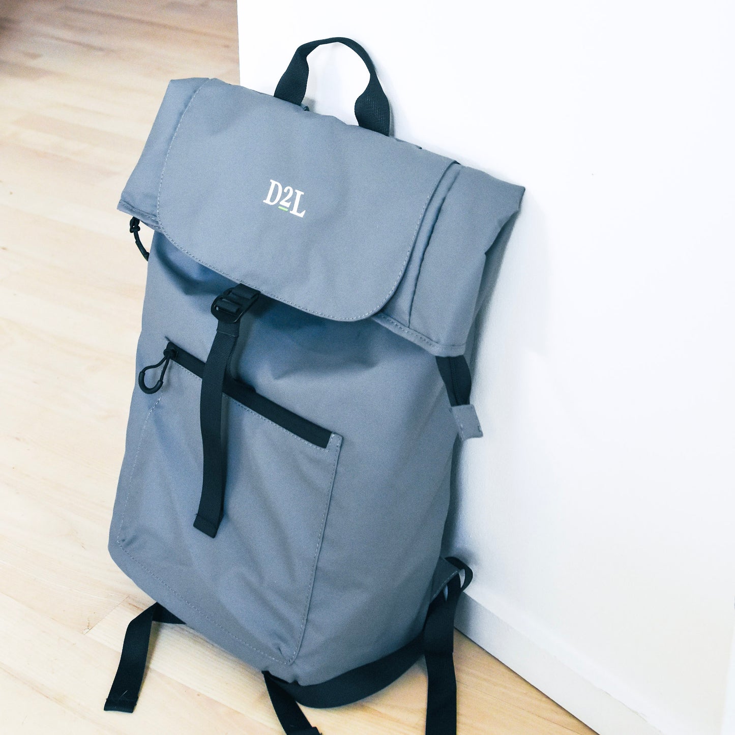 Anywhere, Anytime: D2L Recycled Water-Resistant Backpack