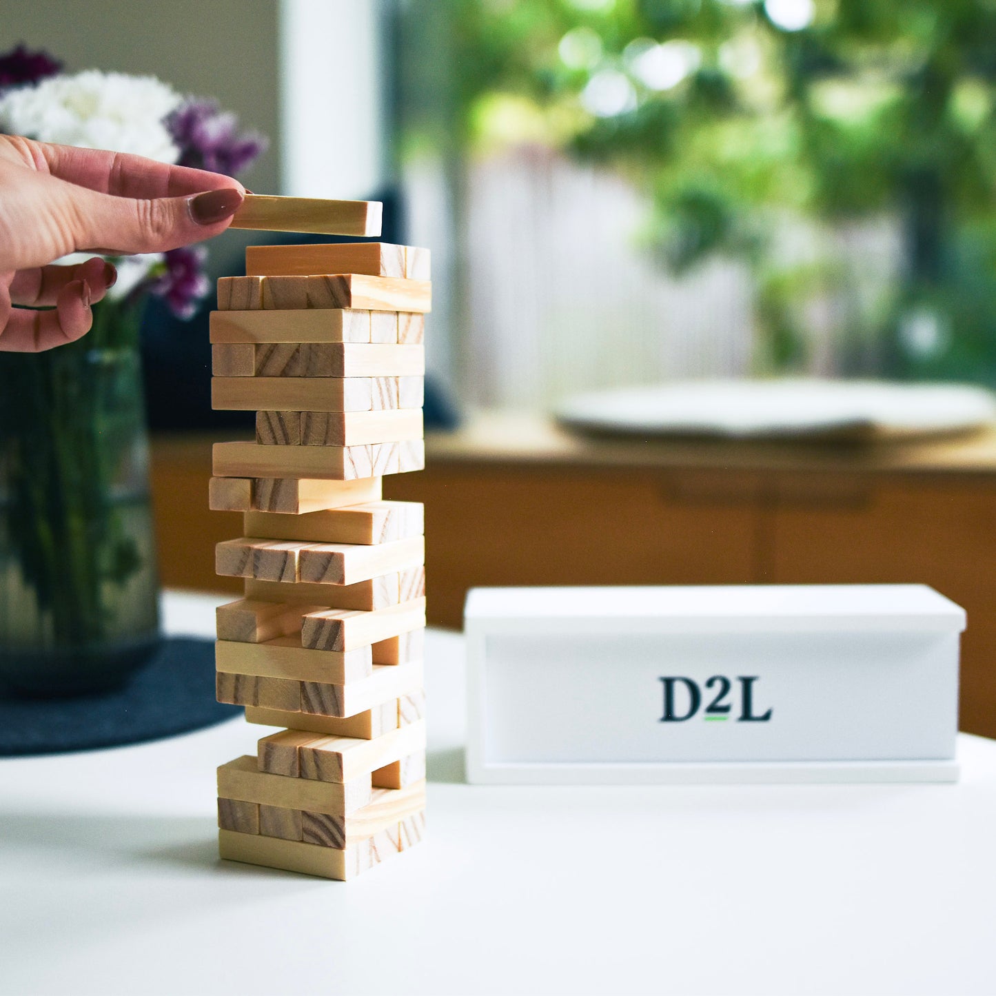 Unpuzzle Your Problem Jenga Set