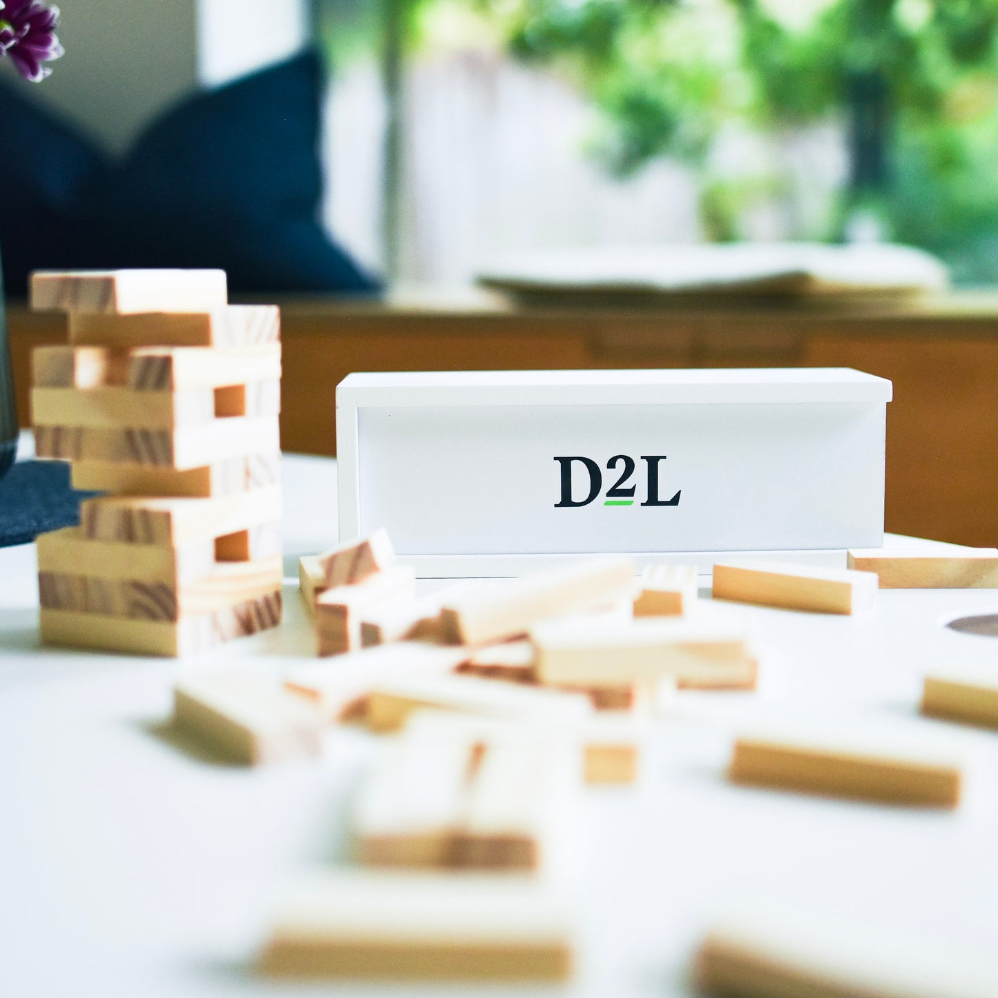 Unpuzzle Your Problem Jenga Set